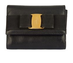 Salvatore Ferragamo Mini Crossbody Bag, Leather, Black, AO213202,